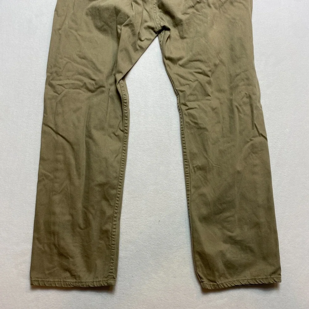 Levi's 505 Jeans Mens Size 40 Tan Denim Straight Leg Pants